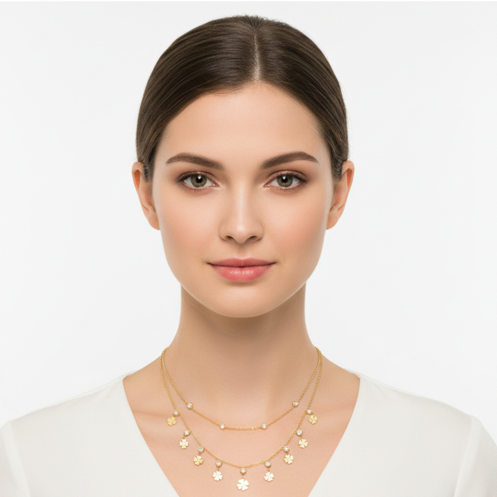 Collier Double Chaine N°57