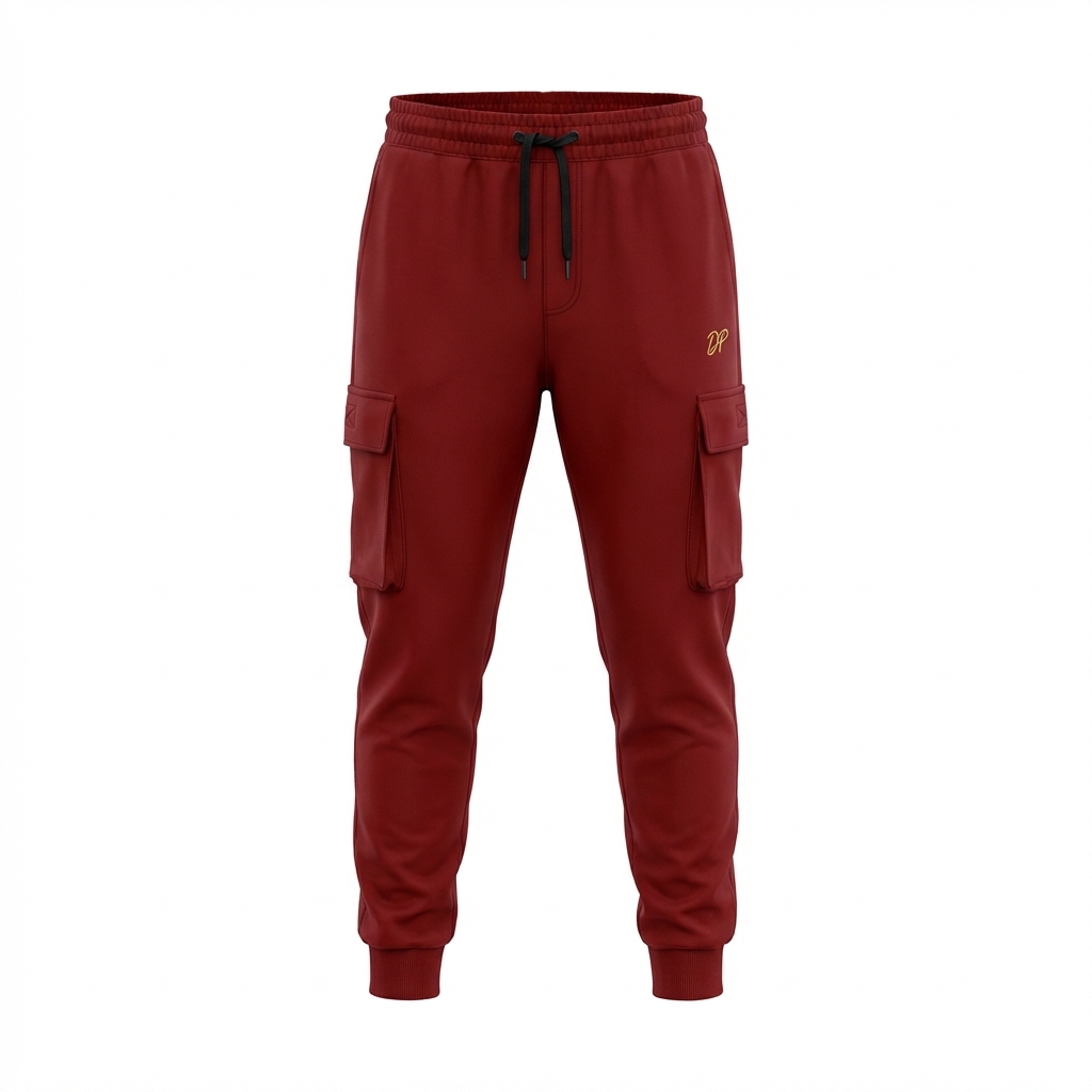 DEPART JOGGING CARGO SLIM HOMME BORDEAU