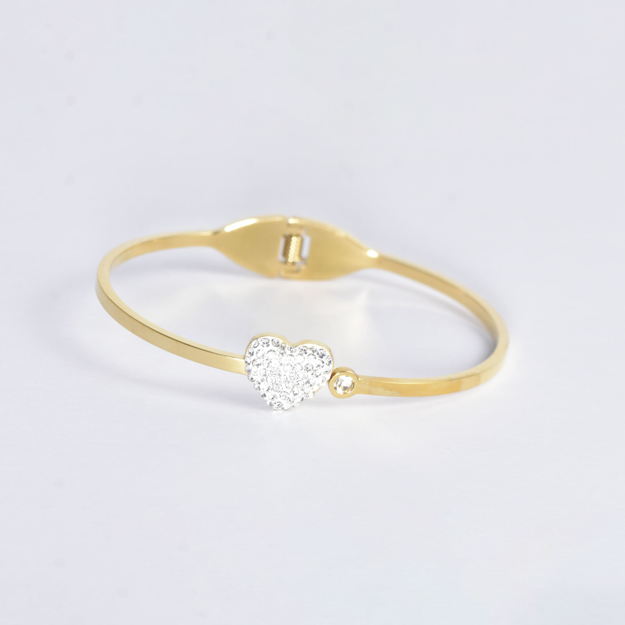 BRACELET COEUR INCRUSTÉ