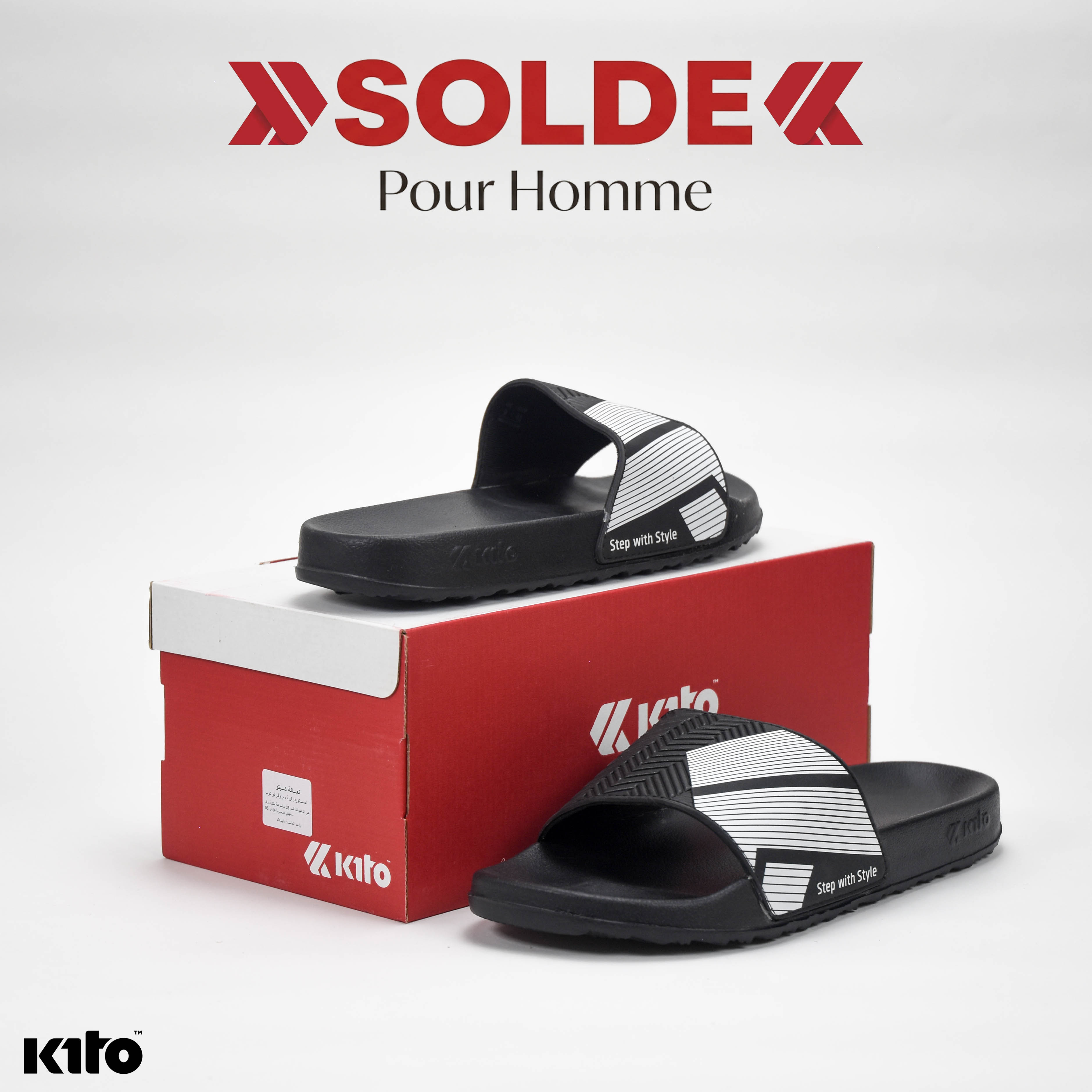 KITO CLAQUETTE AH129M BALCK