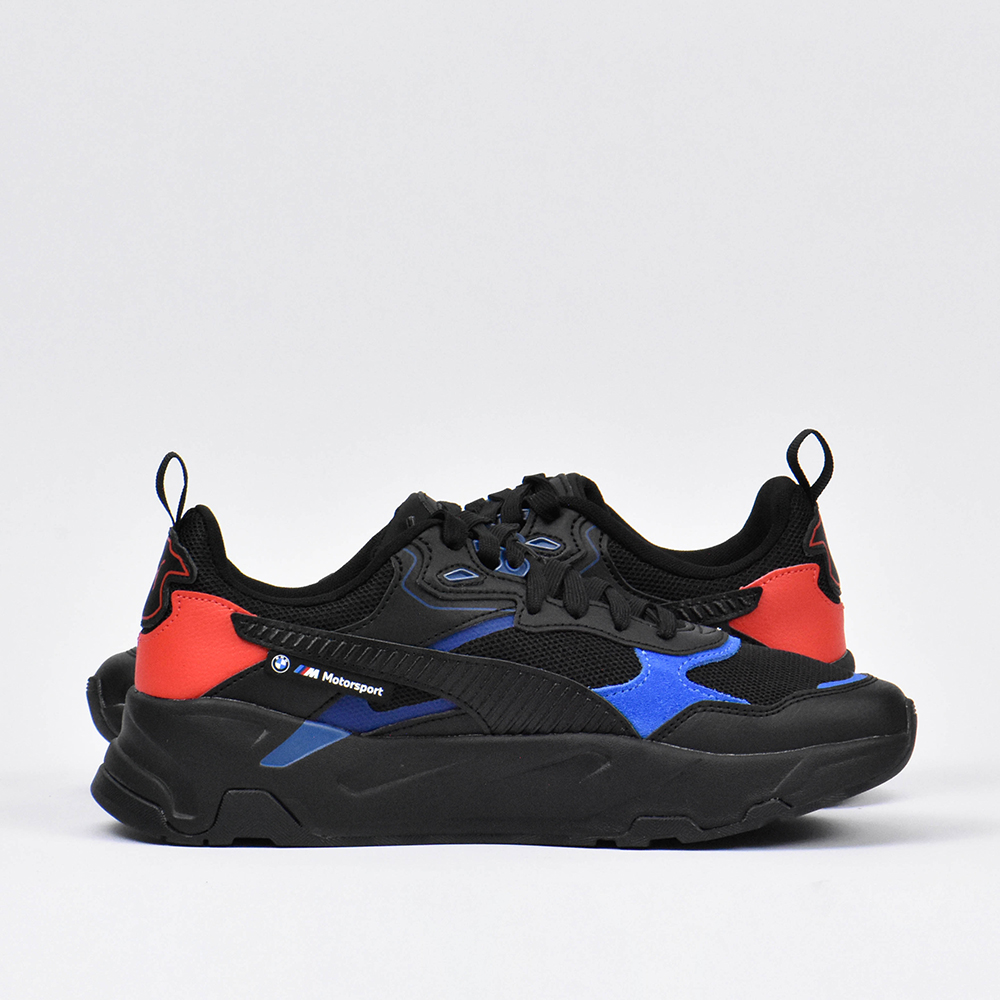 PUMA BMW MMS TRINITY  BLACK PRO-BLUE POP RED