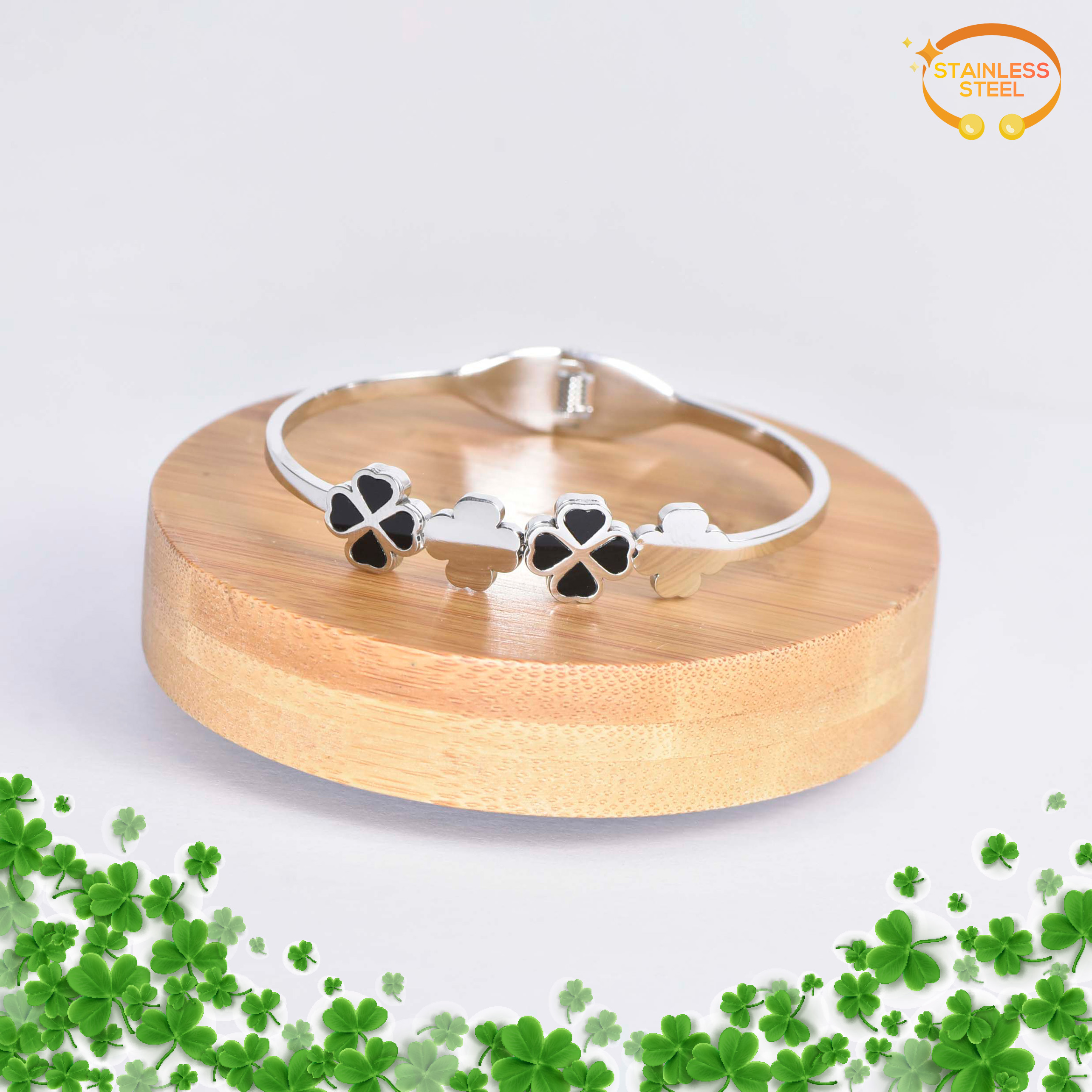 BRACELET 4 TRÈFLES À 4
