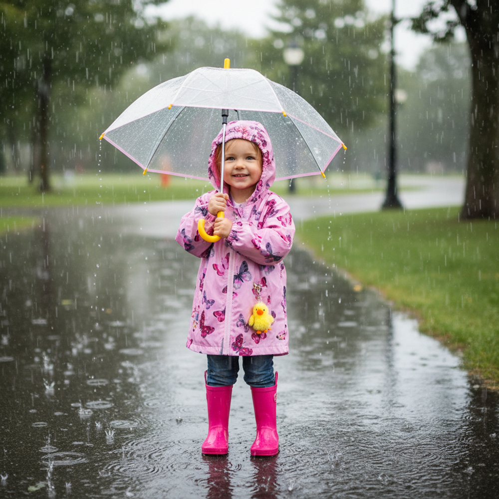 VESTE CAWET ROSE -MOTIF PAPILLON