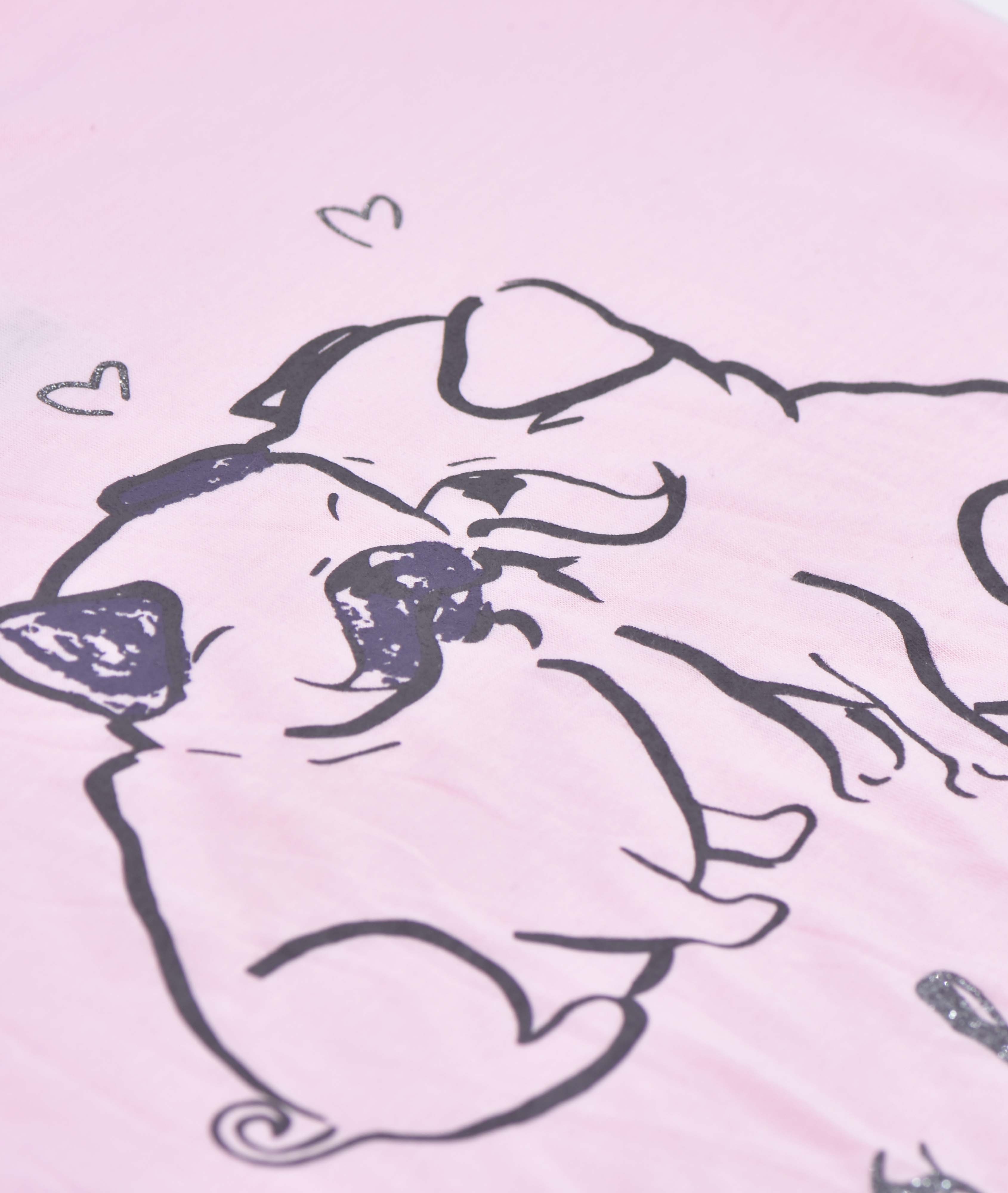 PYJAMA PUGS LOVE HUGS ROSE 