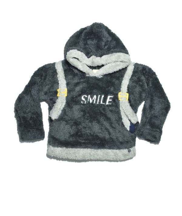 pyjama fourrure- NOIR - motife smile