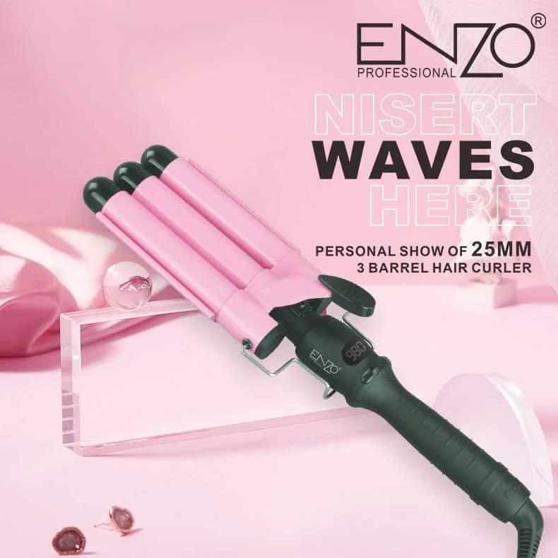 Enzo – Fer à friser à effet ondulation profonde
