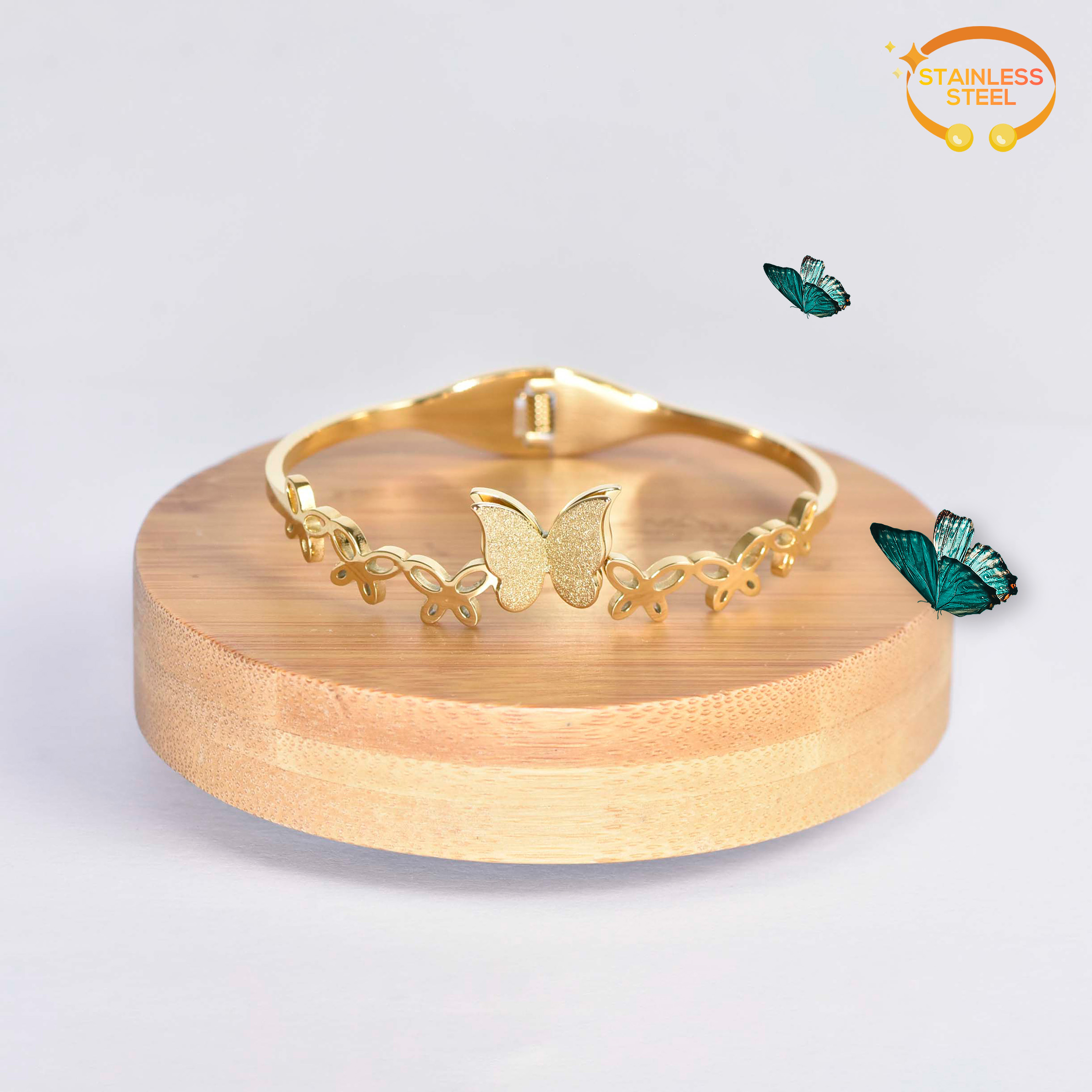 BRACELET TRÔNE DE PAPILLIONS