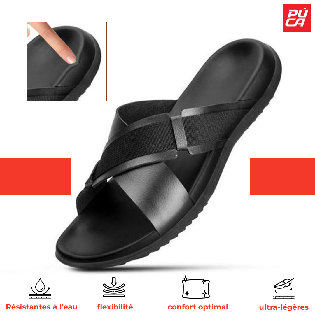 PUCA ROYAL SLIDER02 BLACK 