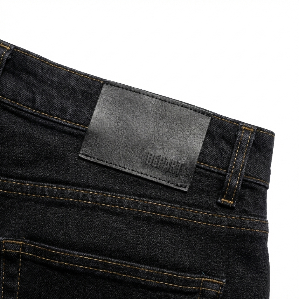 DEPART PANTALON JEAN SLIM HOMME NOIR