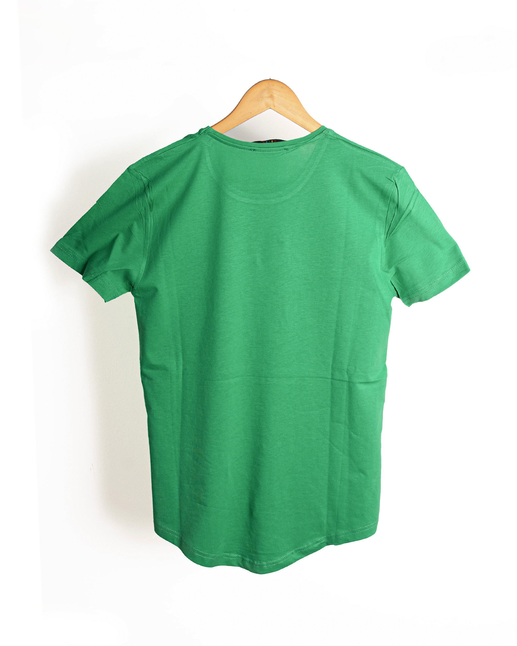 T-shirt VERT 2 LOGO BLANC 