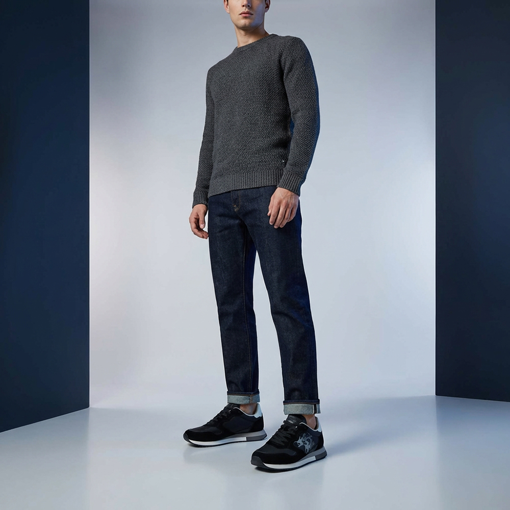 La Martina Low Sneakers Two-Tone Platform