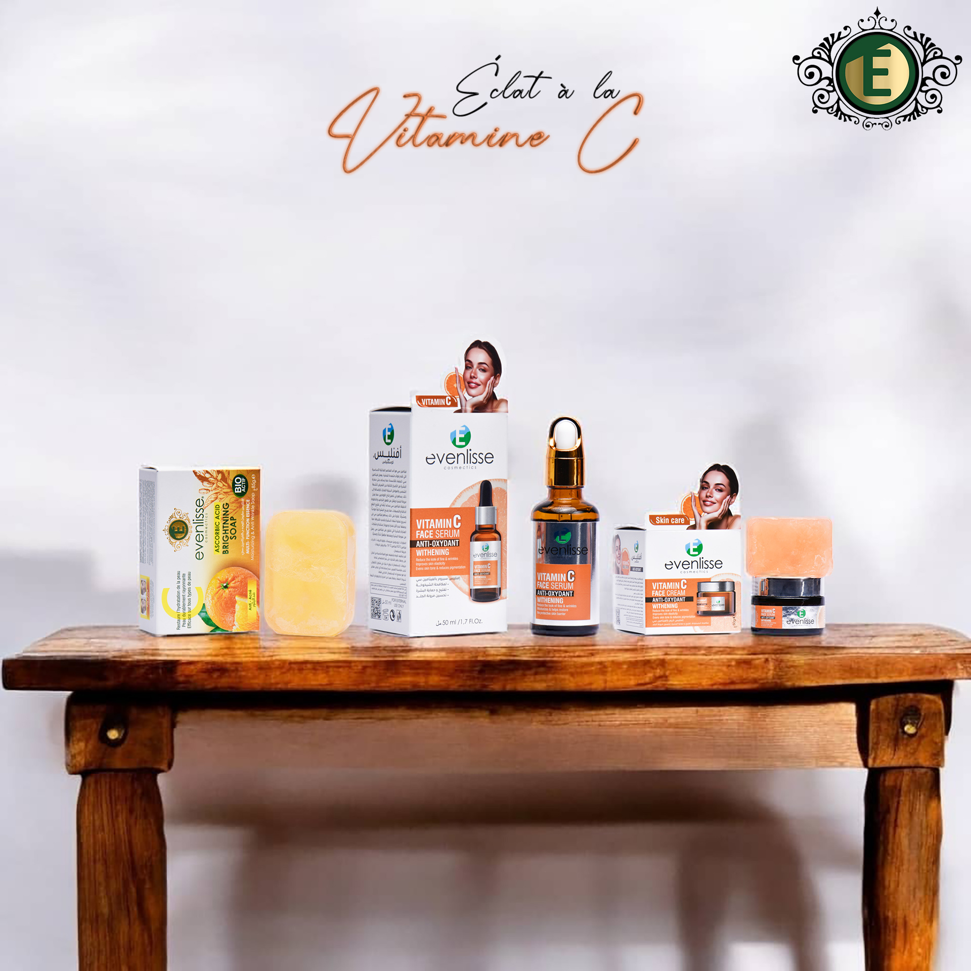 Evenlisse Radiance Pack x3 – Éclat à la Vitamine C