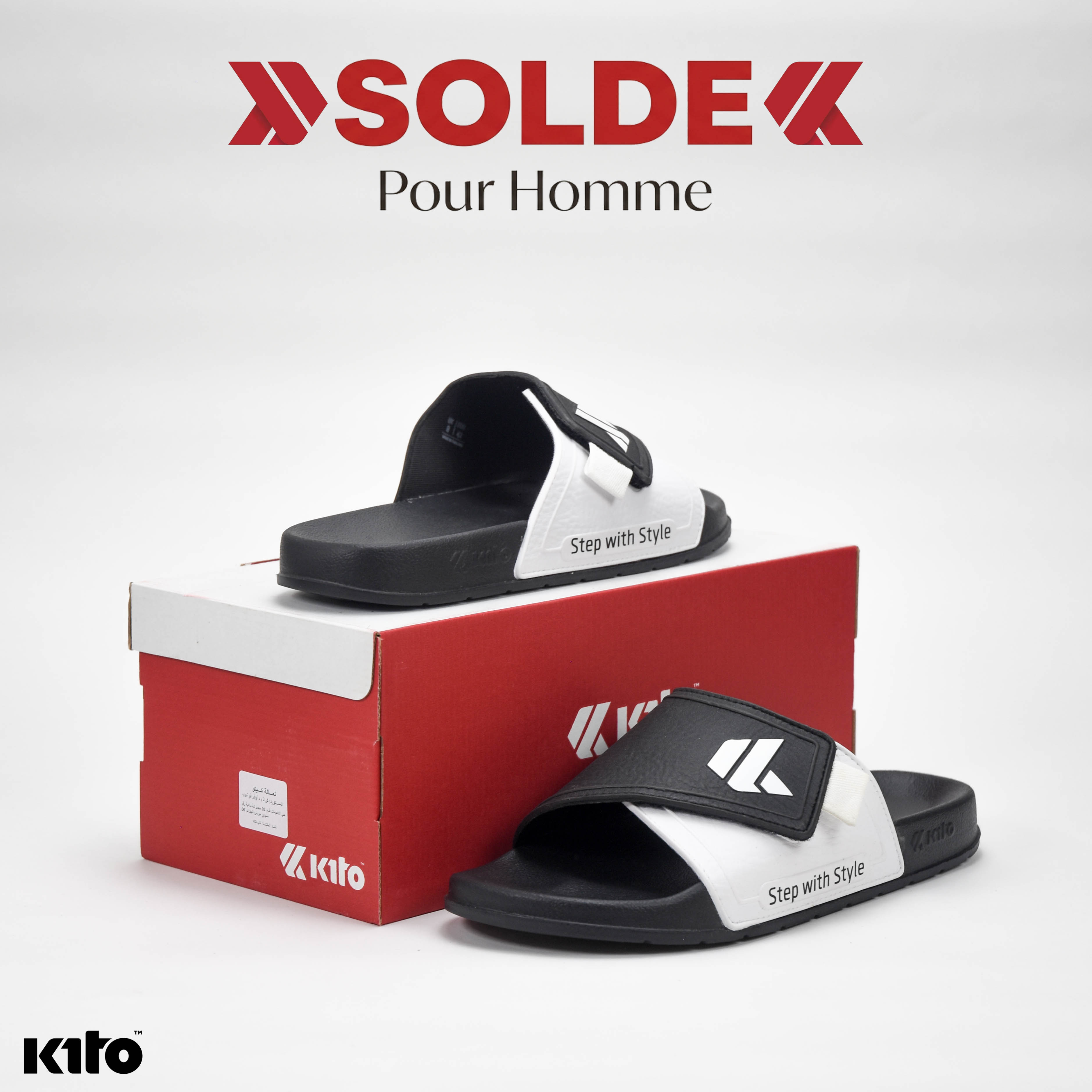 KITO CLAQUETTE AH92M BLACK