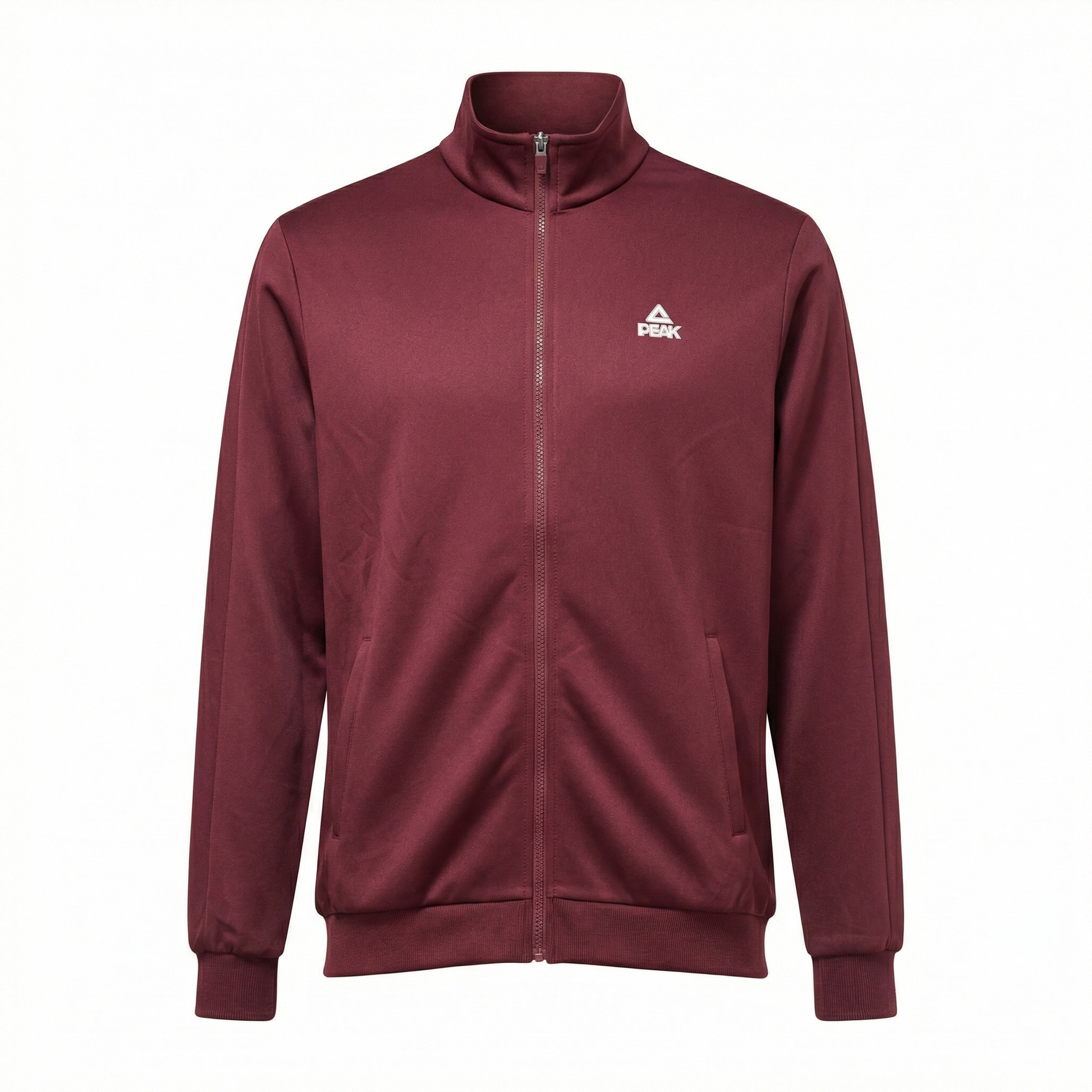 PEAK Knitted Tracksuit-Burgundy
