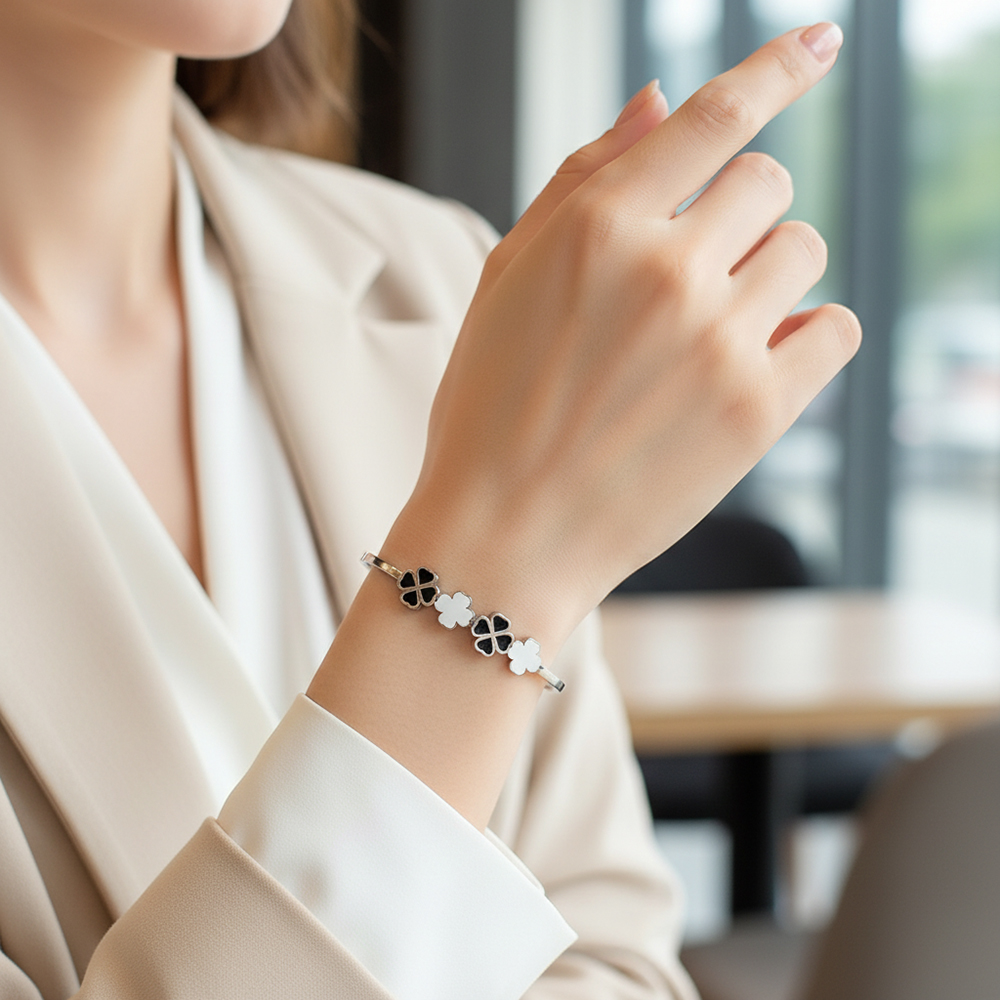 BRACELET 4 TRÈFLES À 4
