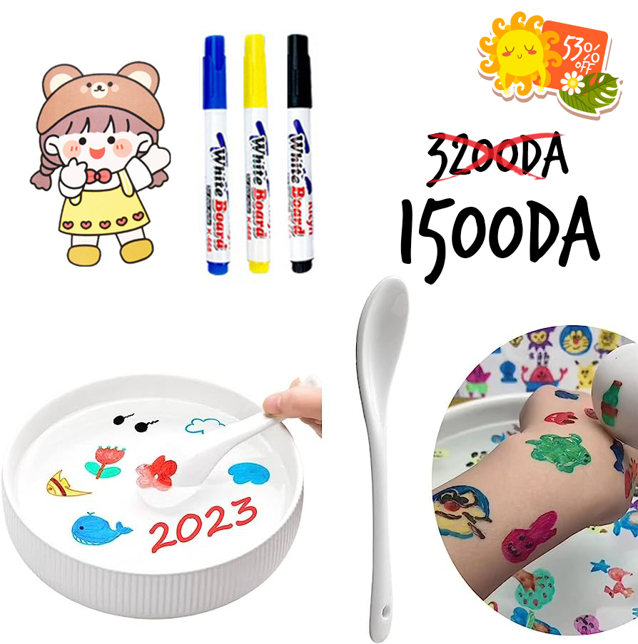 MAGIC FLOATING PEN SET JAUNE