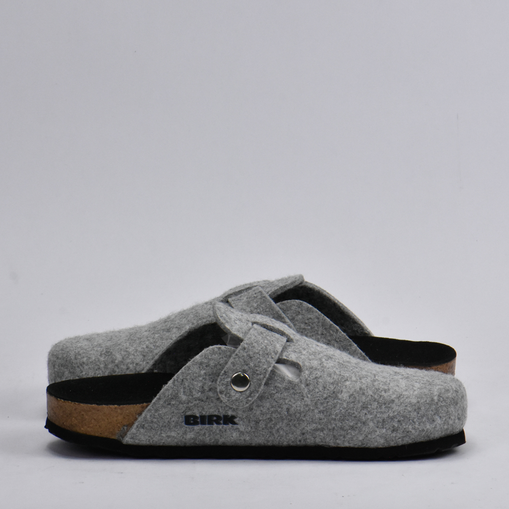 BIRKSBOT FEUTRE GRIS PLANTA NOIR