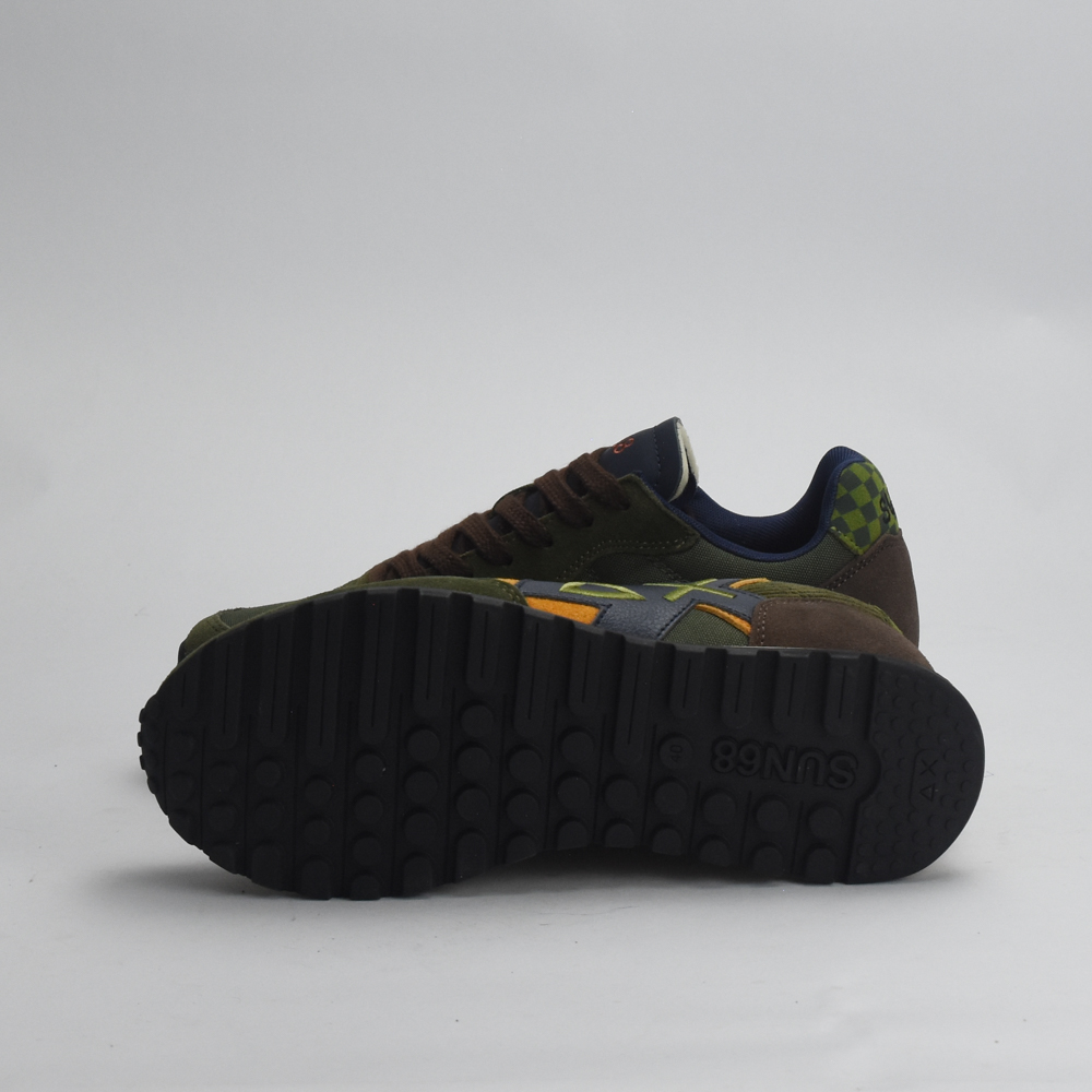 BASKET SUN68 JAKI WINTER 74 MILITARE SCURE 