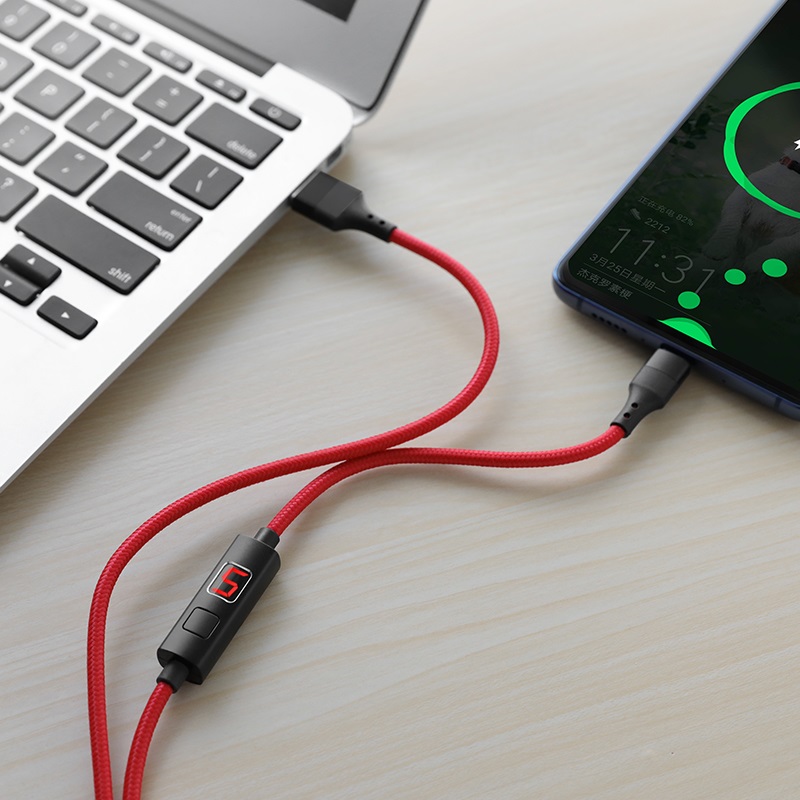 Cable USB to Type-C “S13 Central control” charging data sync with timer