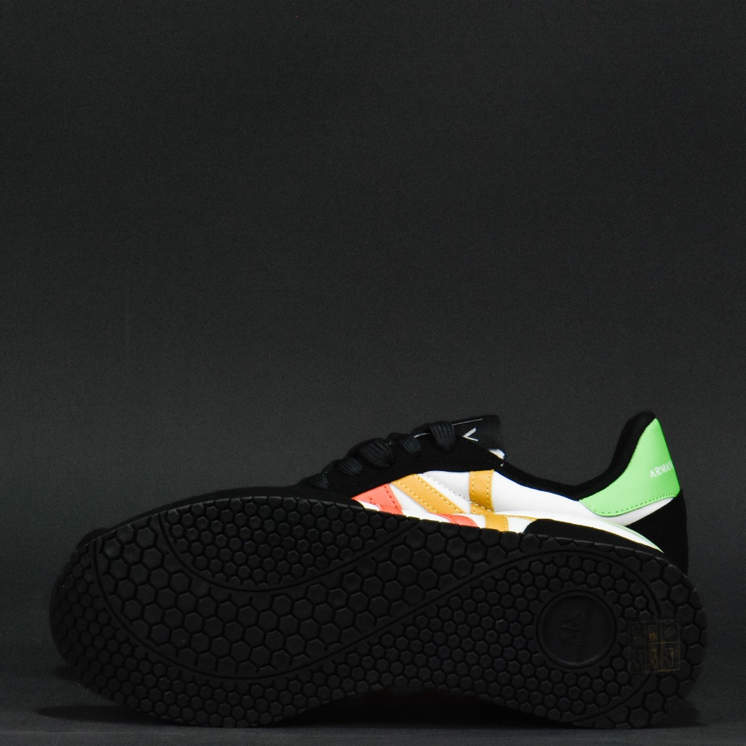 ARMANI EXCHANGE SNEAKER STAND BLACK/MULTICOLOR