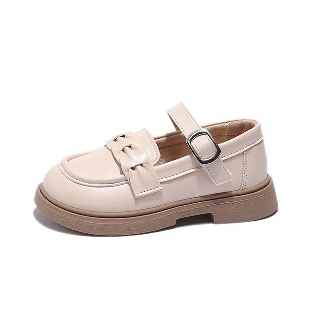Chaussure Bande de nœuds Beige