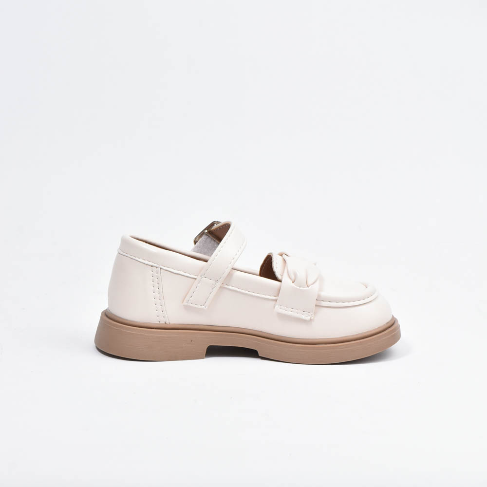 Chaussure Bande de nœuds Beige
