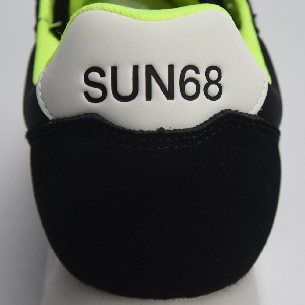 BASKET SUN68 JAKI FLUO 11 NERO