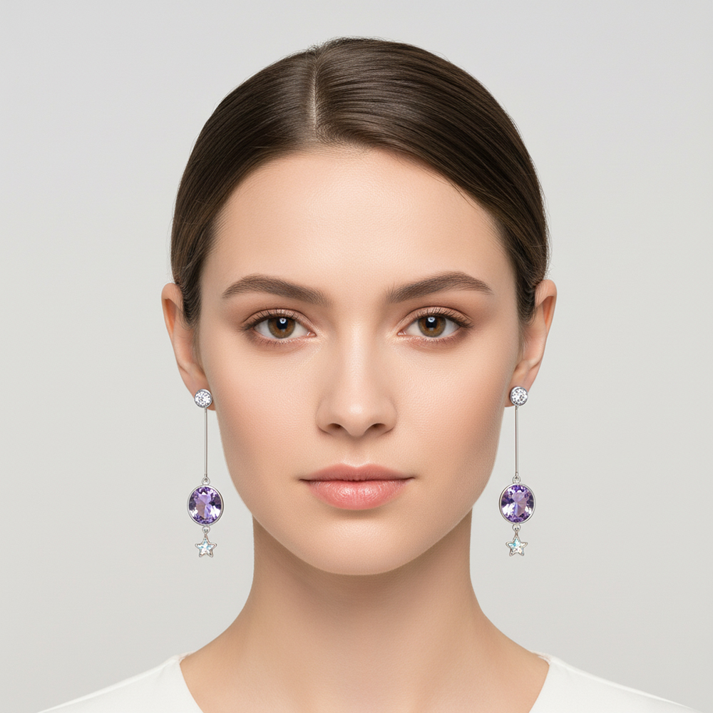 boucle d'oreille pendantes rond move