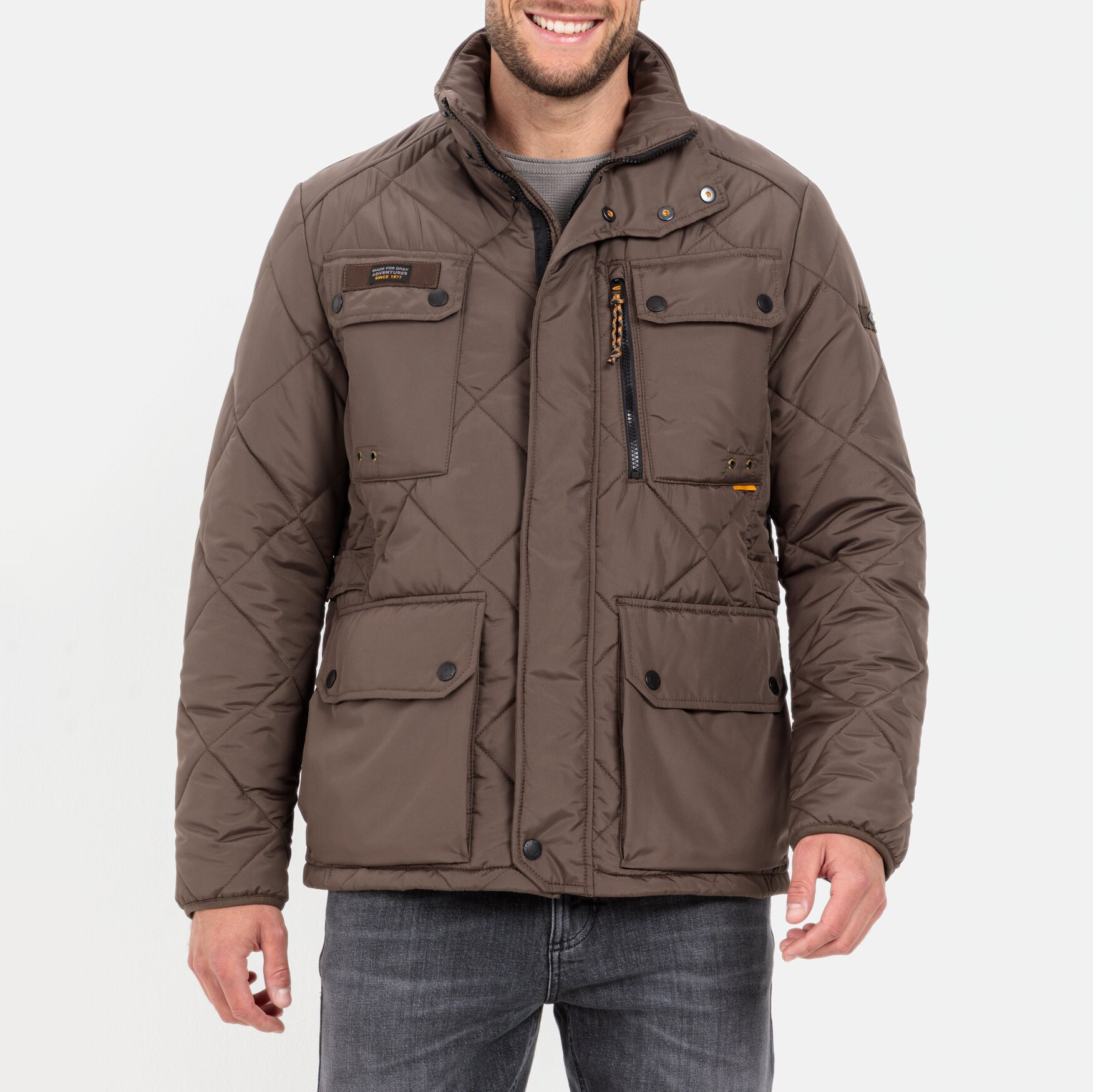 CAMEL ACTIVE Functional jacket with diamond quilting
