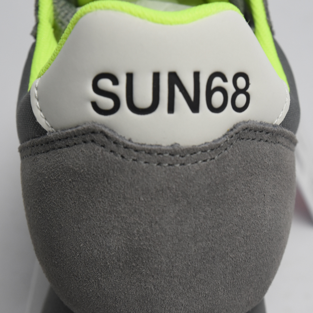 BASKET SUN68 JAKI FLUO 34 GRIGIO MEDIO