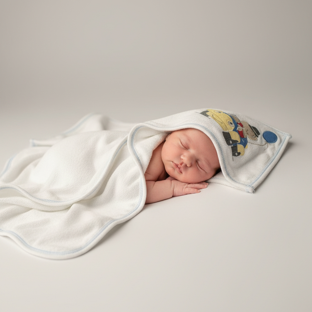 BABYLINE SERVIETTE BEBE 0049609-048 BLEU