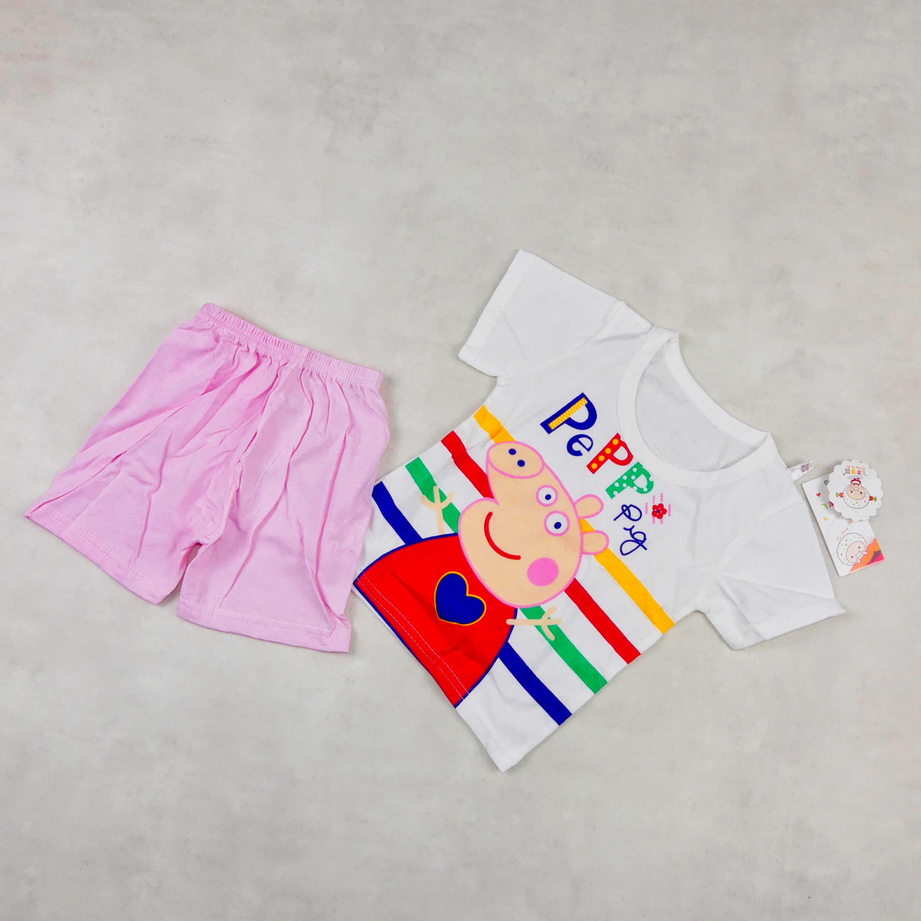 ENSEMBLE multicolore MOTIF PEPP PIG