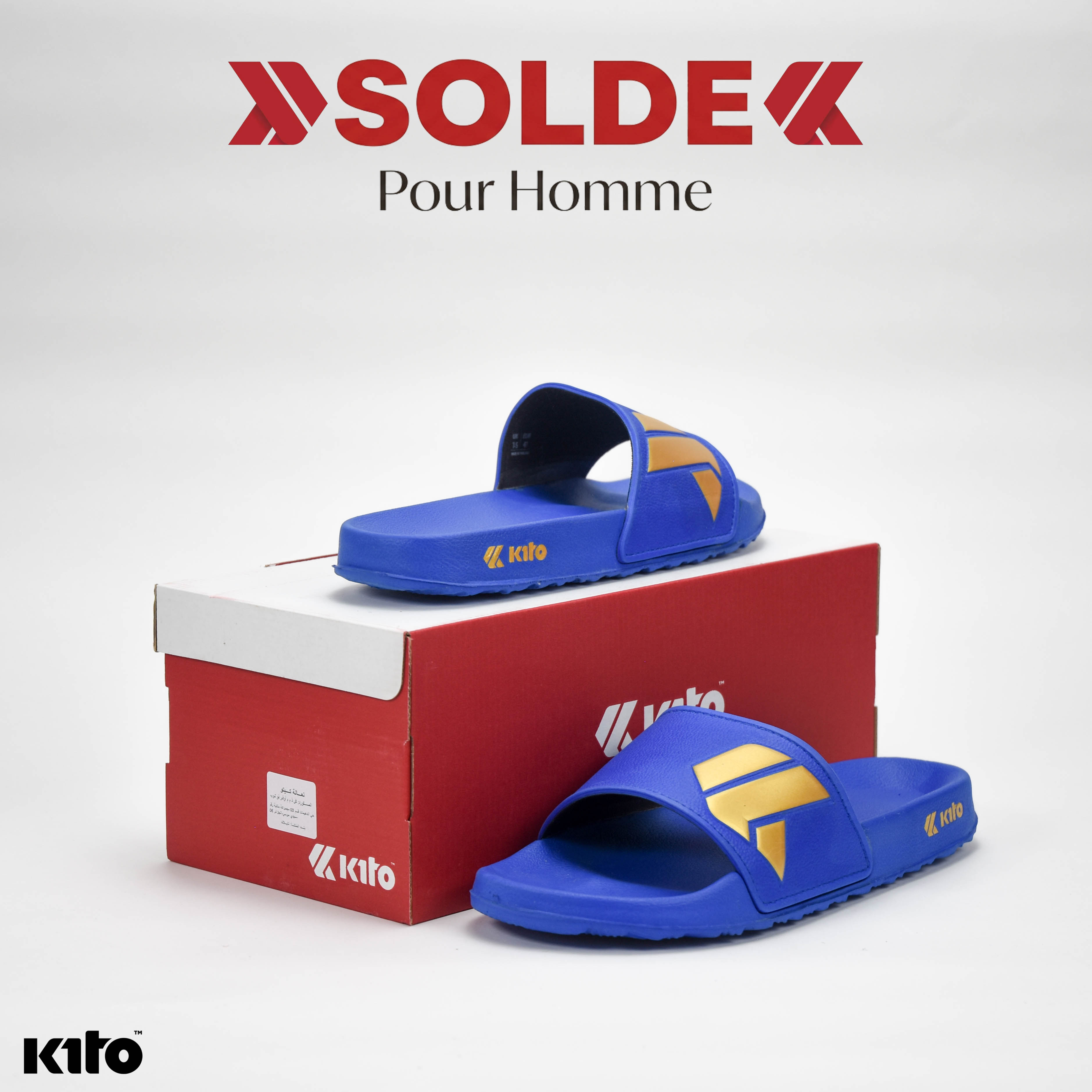 KITO CLAQUETTE AH65M BLUE