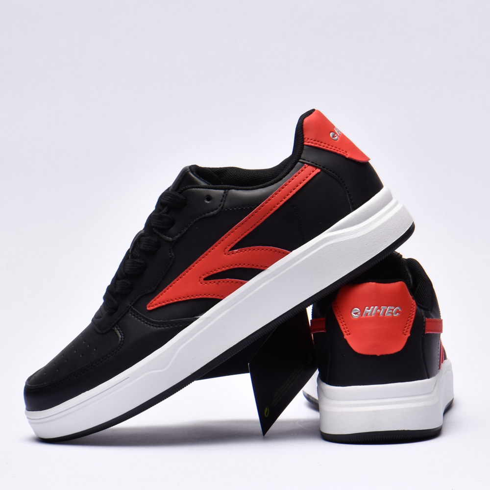 HI TEC VARSITY COURT BLACK RED