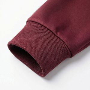 PEAK Knitted Tracksuit-Burgundy