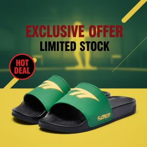 HI TEC CORE SLIDE BLACK BEAUTY/JELLY BEAN/SAMOAN SUN