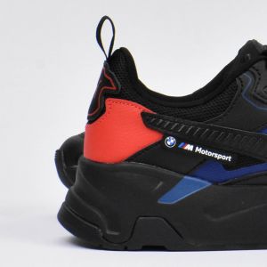 PUMA BMW MMS TRINITY  BLACK PRO-BLUE POP RED