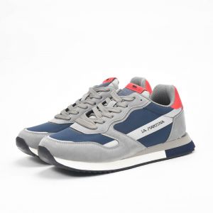 La Martina Low Top Leather Sneakers Grey