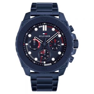 Montre Tommy Hilfiger Blue Steel Navy Dial Multi-function