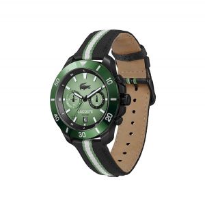 MONTRES Lacoste Toronga Dual Time Date Noir / Vert