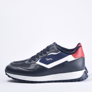 HARMONT AND BLAINE SCARPA UOMO CALF  BLU 