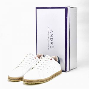 ANDRÉ  ESPADRILLE HOMME STANISH BLANC