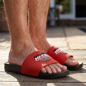 HERITAGE SLIDE BLACK RED