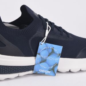 BASKET GEOX U SPHERICA BLEU NUIT 