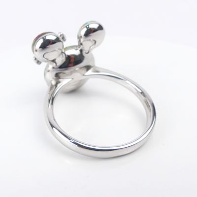 bague mickey mousse verte reflé 