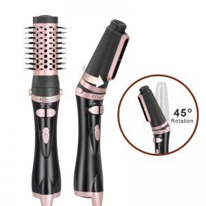 Brosse Sèche-Cheveux Volumisante 2 en 1 à Tête Rotative 45°