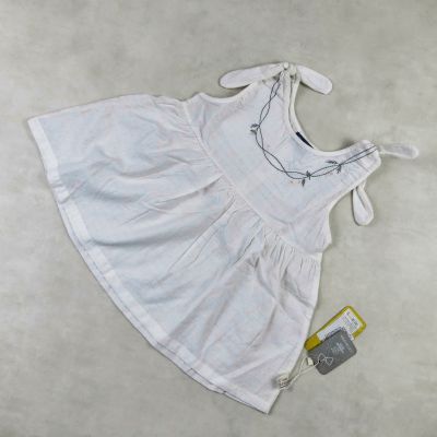 Robe blanche dentelle fillette