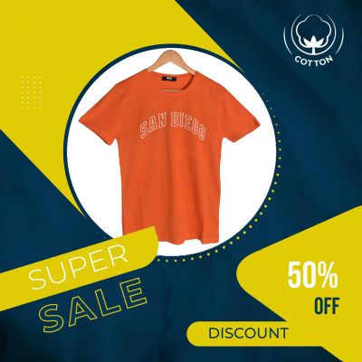 T-shirt ORANGE * SAN DIEGO *