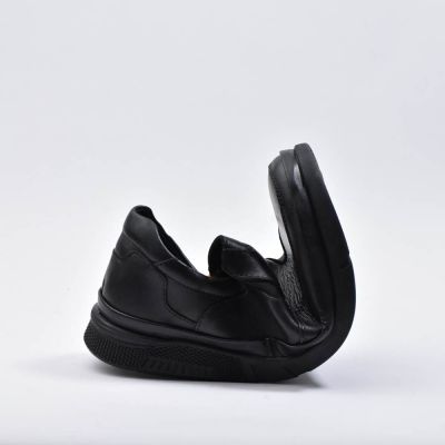 MOCASSINS CUIR NOIR