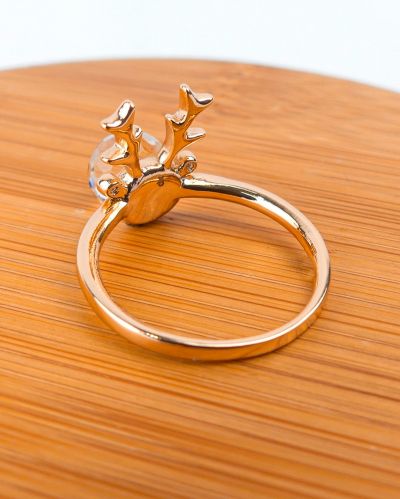 bague gazelle boule multi couleur 